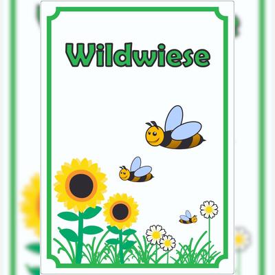 HB-Druck Aufkleber Wildwiese A4 (210x297mm)
