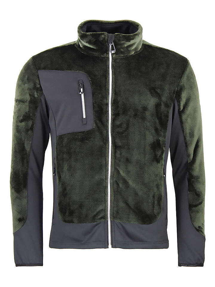 Peak Mountain Fleecejacke "Chapeau" in Grün - M