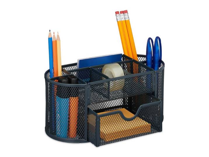 Relaxdays Schreibtisch Organizer mit 9 Fächern