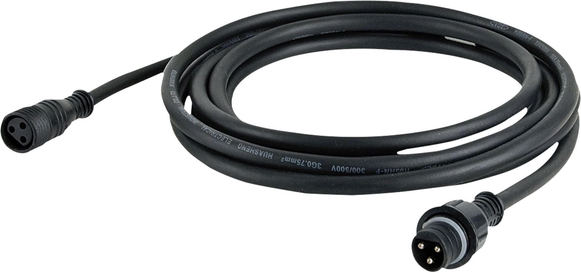 Showtec Dmx-Verlängerungskabel Für Cameleon-Serie Spezielles 3p Ip65 Dmx-Verlängerungskabel – 3 M