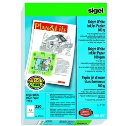 Sigel InkJet-Papier »Bright White« IP125 weiß