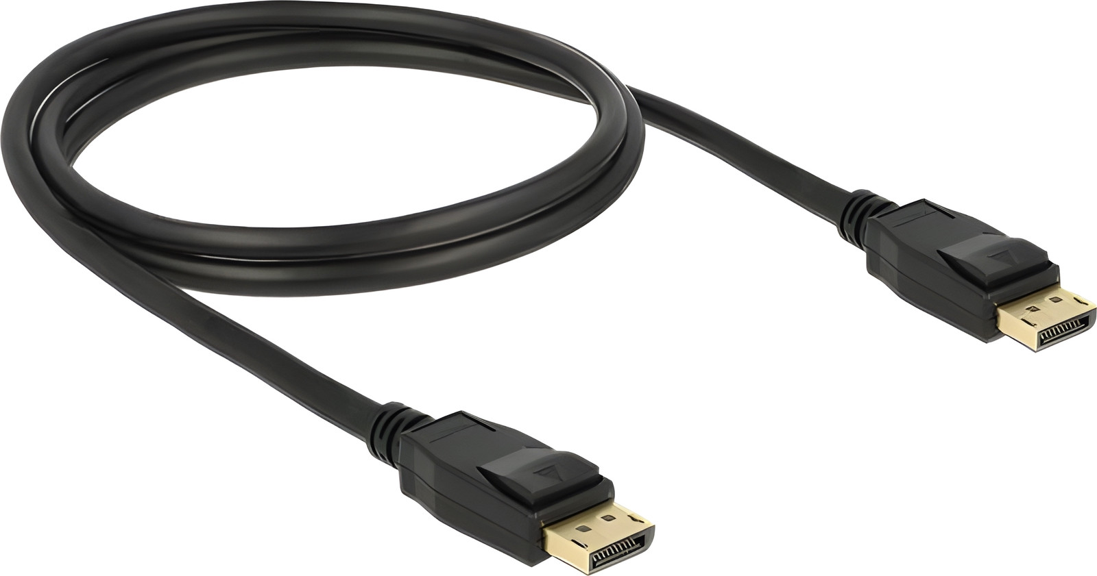 Delock 83805 DisplayPort kabel DP naar DP, zwart, 1,00 m, 4K