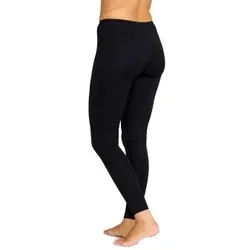 Damella Bamboo Leggings Schwarz Bambus Medium Damen