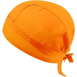 Orangefarbene Bandana mit verstellbaren Bändern