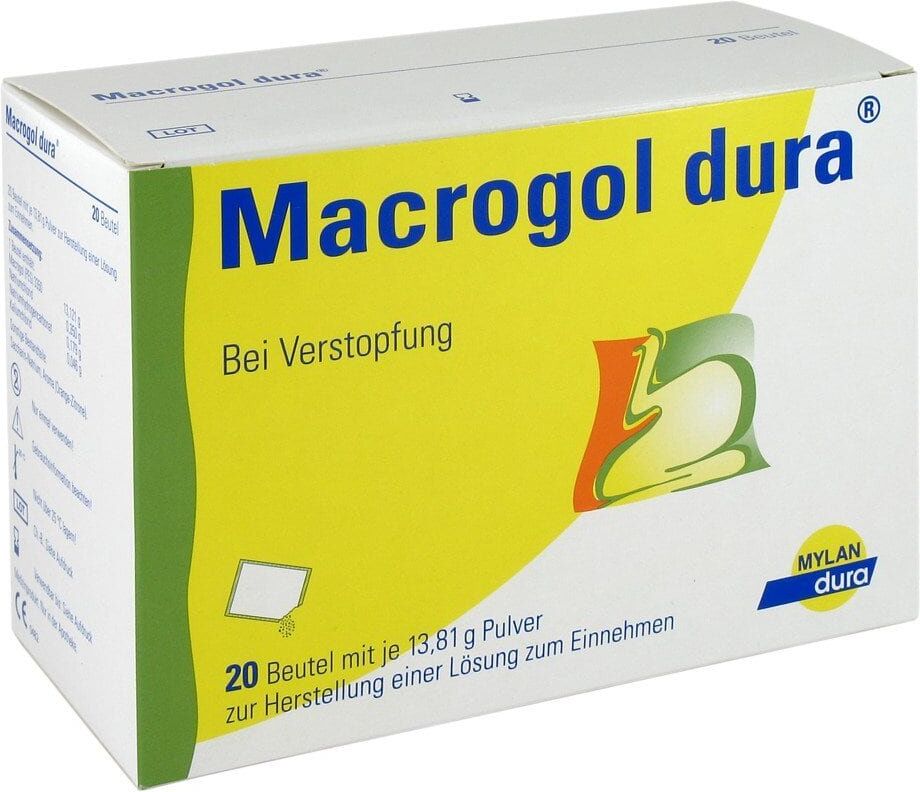 Macrogol dura Pulv.z.herst.e.lsg.z.einnehmen 20stk