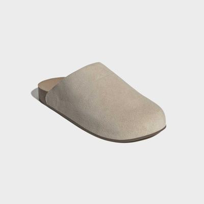 Hausschuh, Damen, Gr. 40,5, khaki three, khaki three, gum5, Leder, Schuhe Hausschuh
