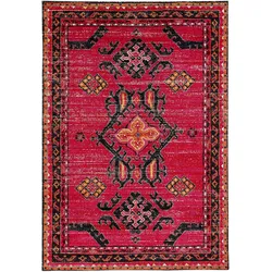 Pergamon, Teppich, Kurzflor Designer Teppich Modern Vintage Orient Muster (200 x 140 cm)