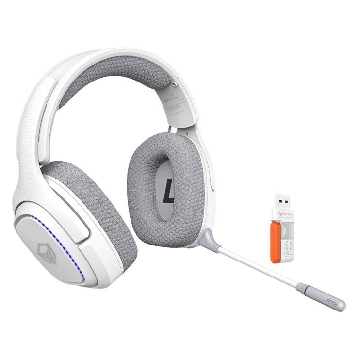 Meetion BTH012 Gaming-Headset, kabellos, weiss, Tri-Mode (Kabellos) (BTH012)