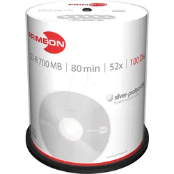 PRIM 2761103 - CD-R 80Min/700MB, 100-er Cakebox