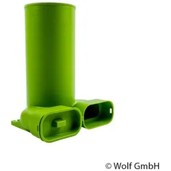 Wolf Anschlussteil Flachkanal 50x100 Ventil DN 125