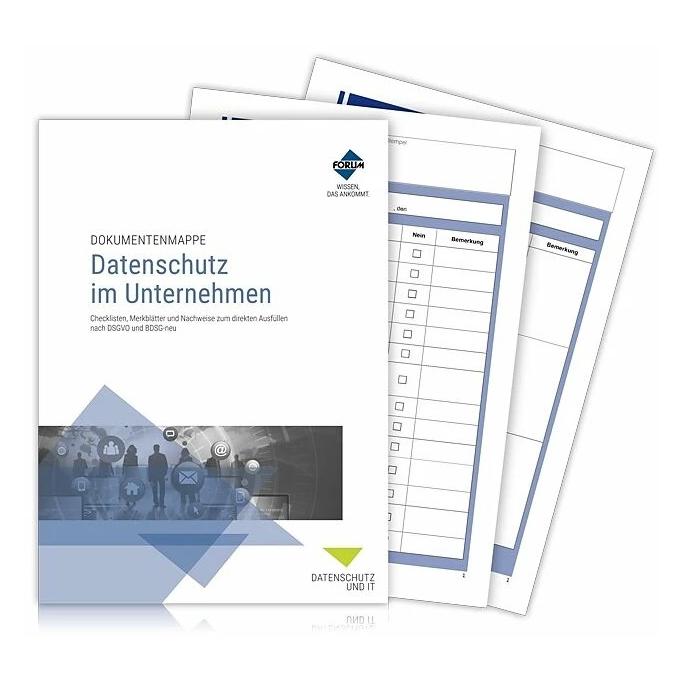 Forum Verlag Dokumentenmappe: Datenschutz im Unternehmen (Deutsch, Forum Verlag Herkert GmbH) (39022261)