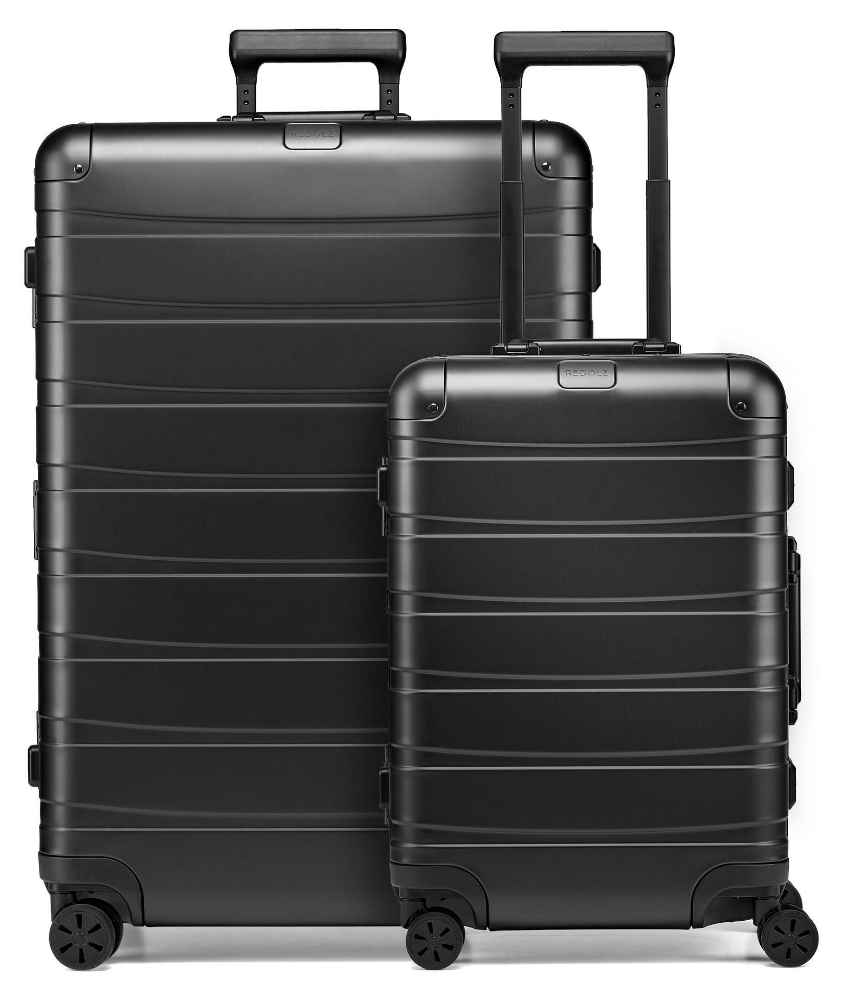 Redolz Pro Aluminium 4-Rollen Kofferset S+L
