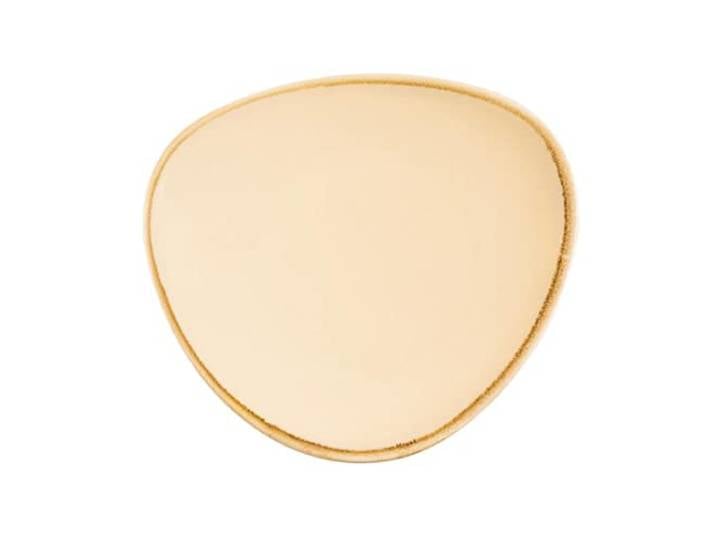 Olympia Ofen gp327 dreieckiger Servierteller, Sandstein, 280 mm (4 Stück)