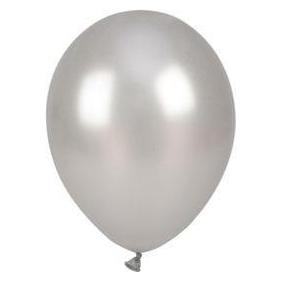 Arpex Metallisierte Silberballons 25 cm 100 Stk (100x) (54627590)