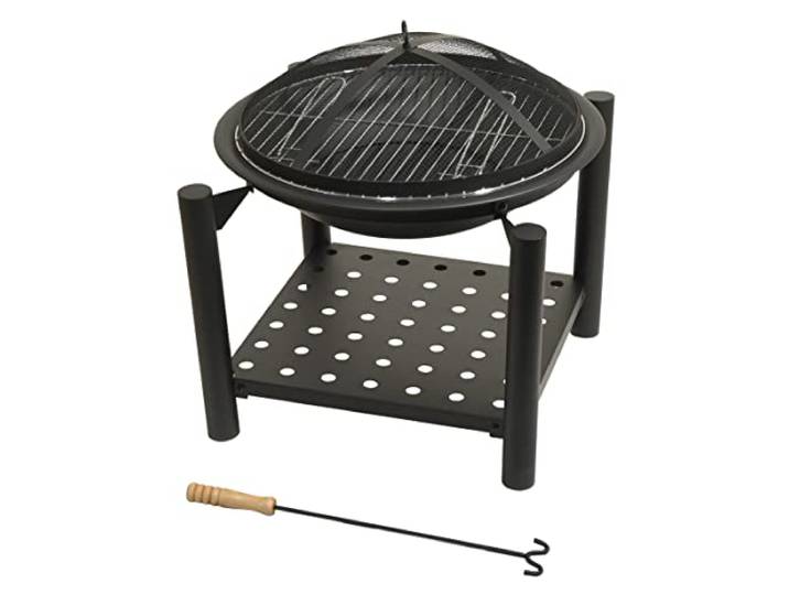 Cattara 13015 - Feuerstelle mit grillrost und Deckel Sabatini