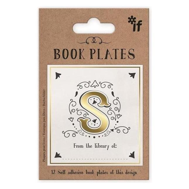 IF Exlibris - Satz Aufkleber - Buchstabe S (12 Sticker) (47603719)