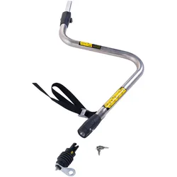 TFK Deichsel für velo, silber
