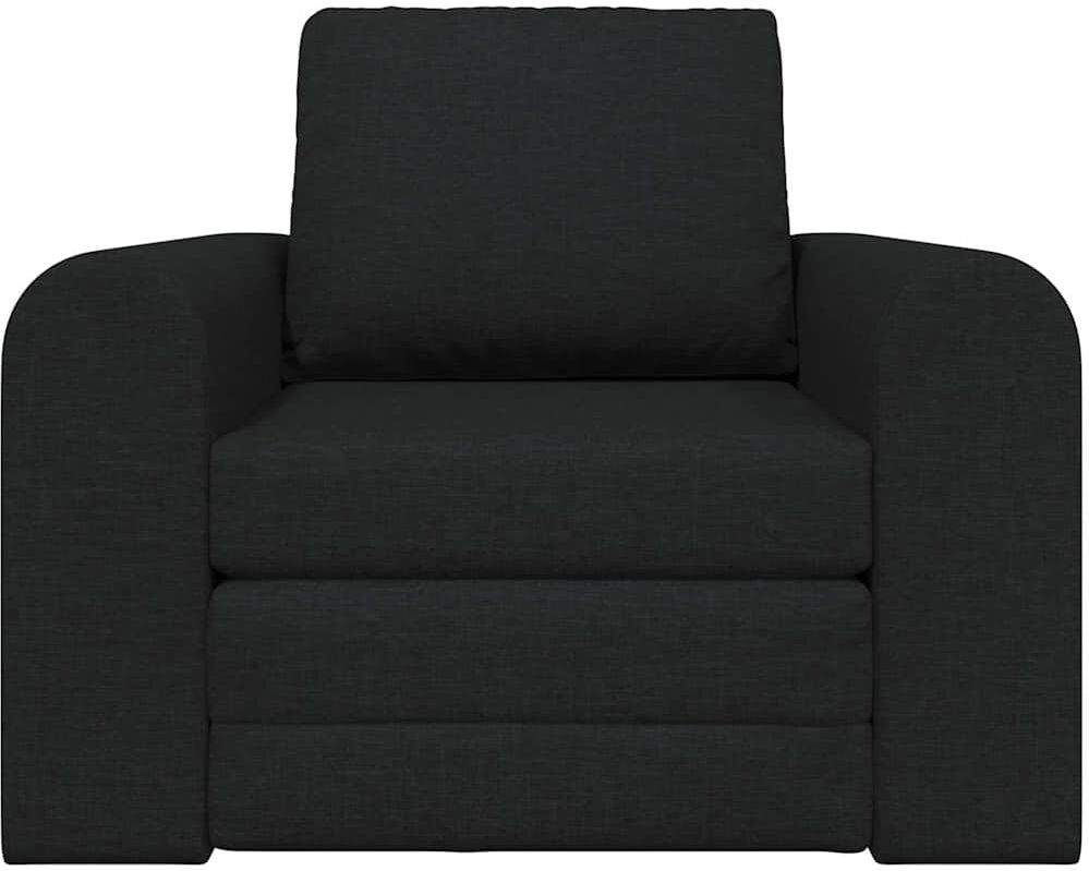 vidaXL Canapé-Lit Noir 98 x 71 x 83 cm tissu