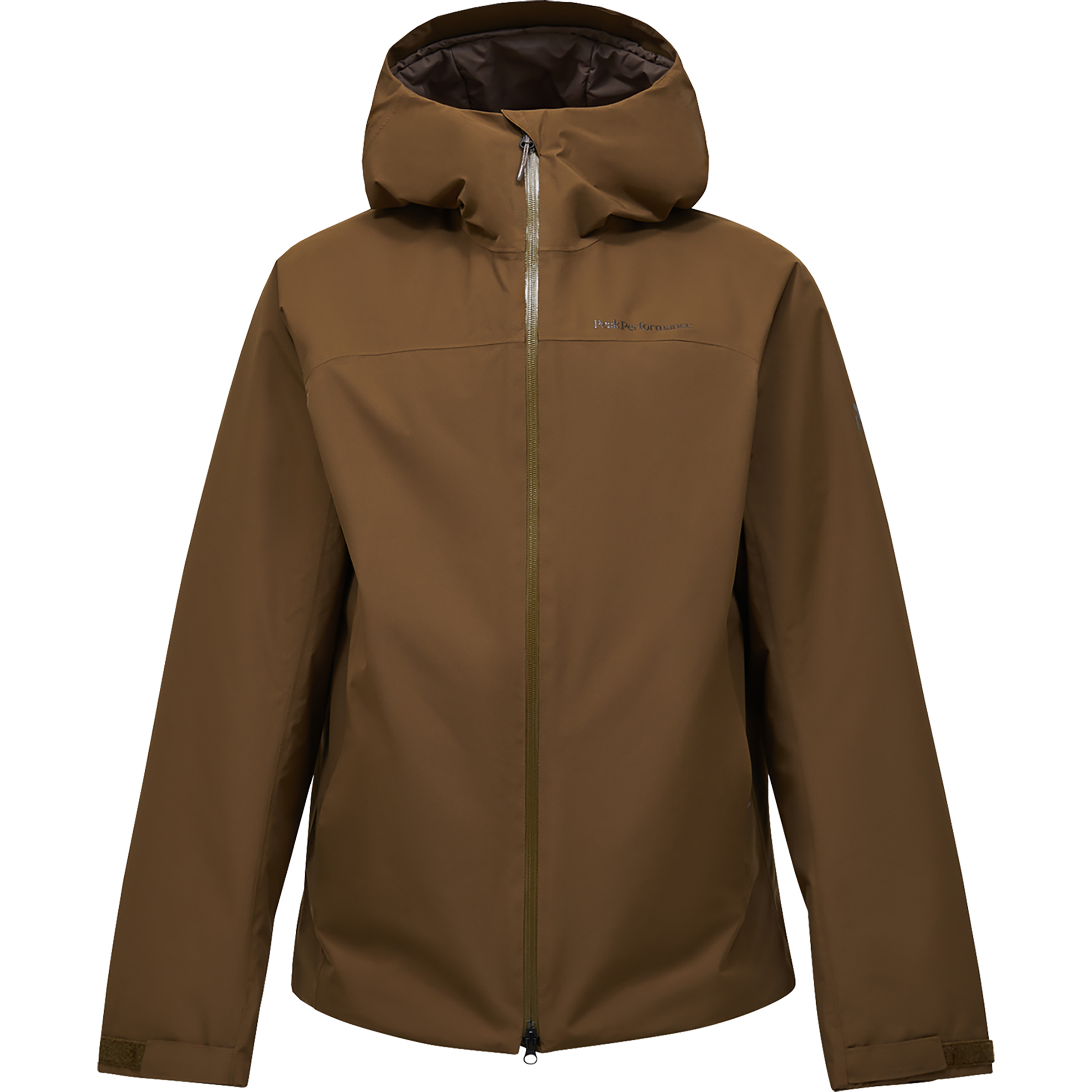 Peak Performance Treeline Insulated Herren Kunstfaserjacke braun Größe M Skifahren Winddicht Wasserabweisend