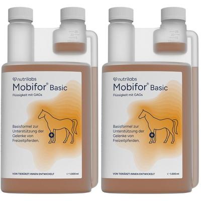 Mobifor Basic flüssig f.Pferde 2x 2x1 l Flüssigkeit