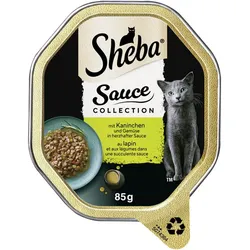 Sheba Collection Kaninchen & Gemüse in herzhafter Sauce | 22x 85g