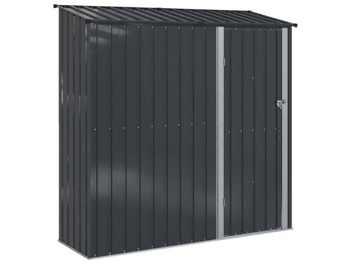 Cabanon de jardin - FAFEICY - 42011301 - Anthracite - Métal anti-corrosion - Porte verrouillable