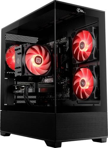 CSL Computer Gaming PC Gaming PC M11860H AMD Ryzen 7 9700X 5.5GHz 32GB RAM 2000GB SSD Nvidia GeForce RTX 5070 12GB GDDR7 93489
