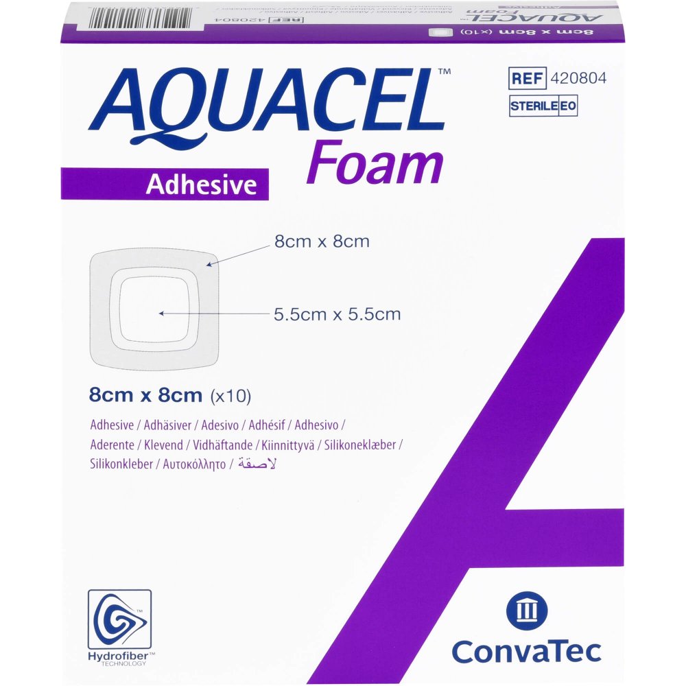 B2B Medical GmbH Aquacel Foam adhäsiv 8x8 cm Verband 11521920