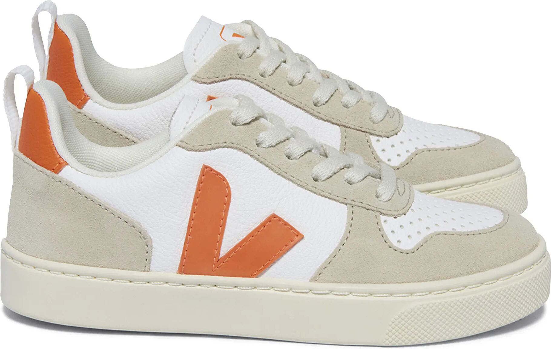 Veja Baskets V-10 Lacets Orange 35
