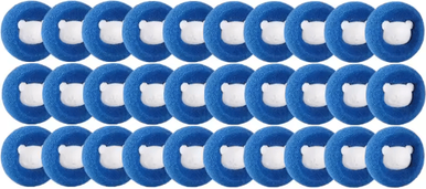 Inspire Picks Reusable Pet Hair Remover Laundry Ball Magic Hair Catcher For Washing Machines 30pcs Blue