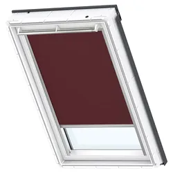 VELUX Verdunkelungsrollo Uni Dunkelbraun 4559, CK02, Aluminiumschiene,Elektro,GGL,VELUX