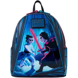 Loungefly Star Wars: The Force Awakens Rey & Kylo Ren Light Up Mini Backpack