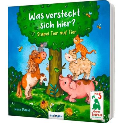 Was versteckt sich hier?, Gebundene Ausgabe von Nora Paehl, Esslinger in der Thienemann-Esslinger Verlag GmbH, 978-3-480-23962-7