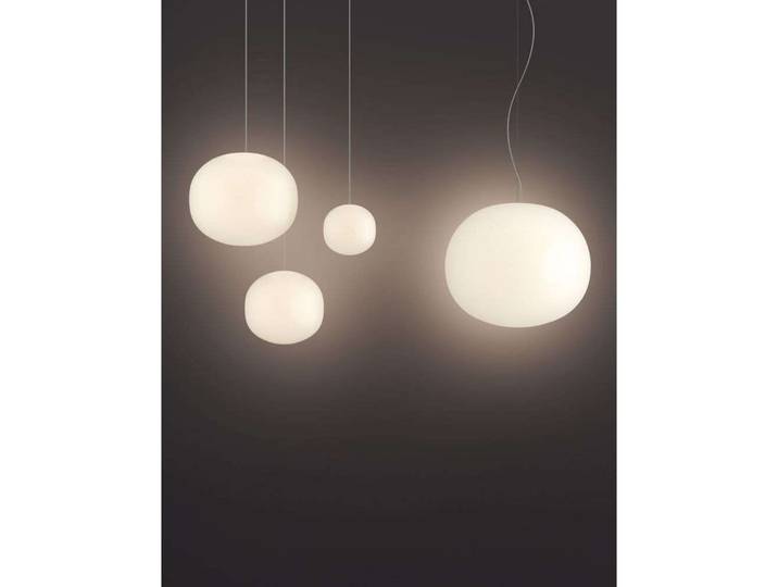 Volum 42 Pendelleuchte Glossy White - Lodes - Esszimmer - Glas