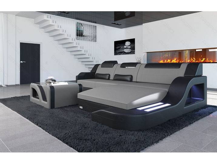 Stoff Ecksofa Palermo L-Form