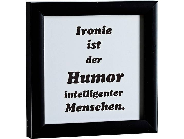 Bild CREATIV HOME Lyrics4 , schwarz (farbe rahmen: schwarz, farbe bild(er): schwarz), B:20cm H:20cm T:3cm, Holz, Papier, Bilder, Bild
