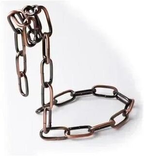 Uplift Picks Magical Floating Chain Wine Rack Stand Modern Single Bottle Suspension Wine Bottle Holder bronze
