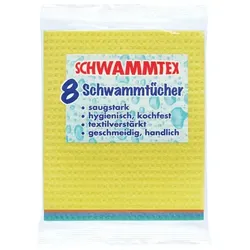 Schwammtuch Spontex Schwammtex 18 x 20 cm 8er Pack saugstarkes Schwammtuch, langlebig und kochfest