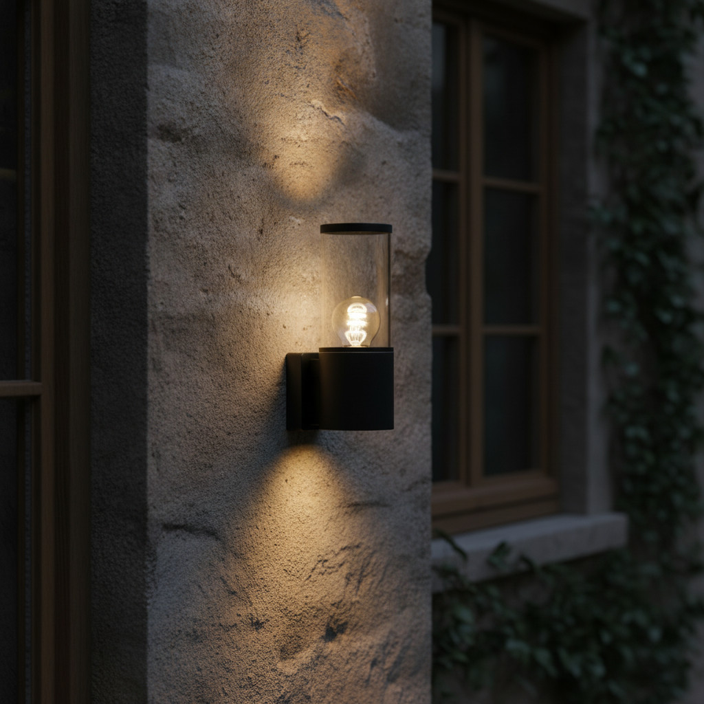 Nova Luce Zosia buitenwandlamp grijs/antraciet