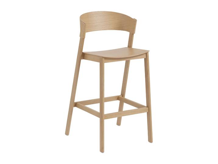 Muuto Tabouret de bar Cover Chêne