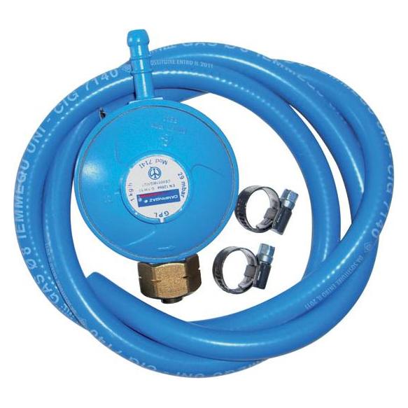 Campingaz Kit Regler, Schlauch, Schlauchschellen für Flaschen Italien Anschluss (Y980000000)