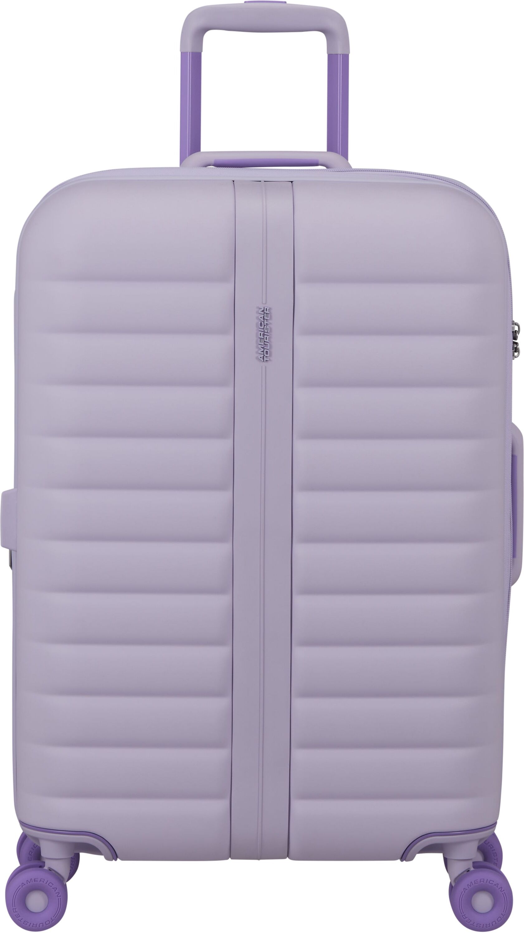 American Tourister Neovibe 67cm Spinner 4-Wheel Expandable Medium Suitcase - Fresh Lilac