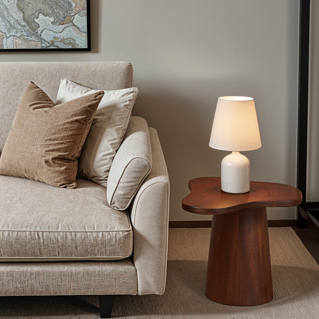 Ivy Bronx End Table Brown 48cm H X 48cm W X 46cm D