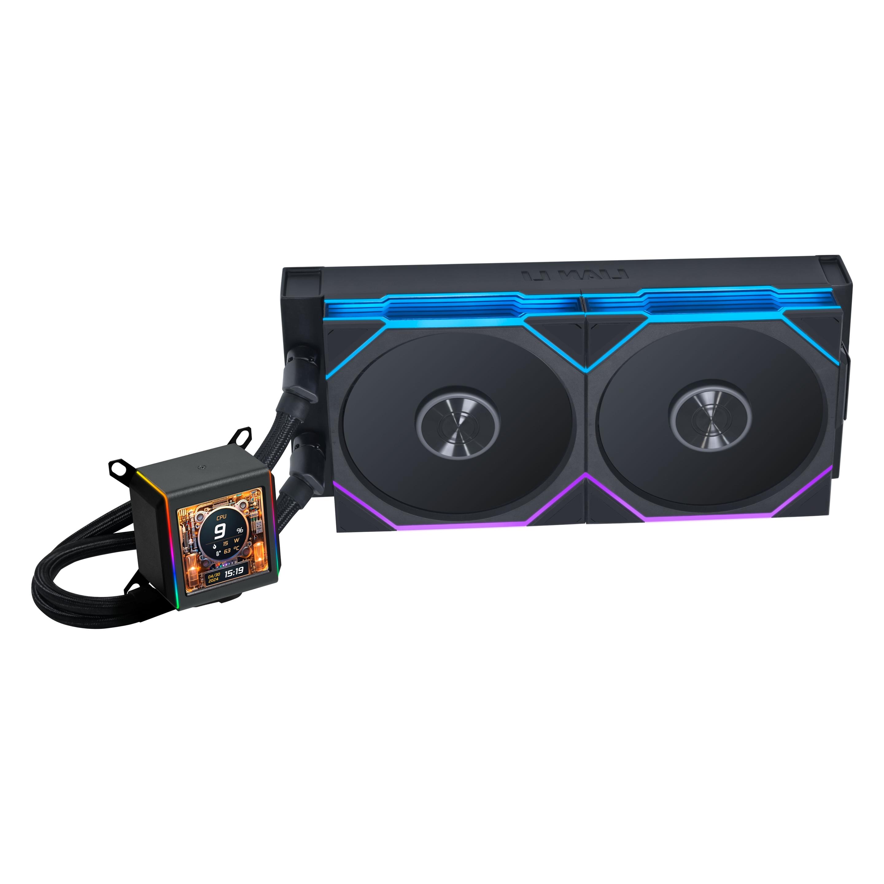 Lian-Li Galahad II LCD 280 TL Wireless AiO Wasserkühlung - schwarz (G89.GA2ALCD28TLB.00)
