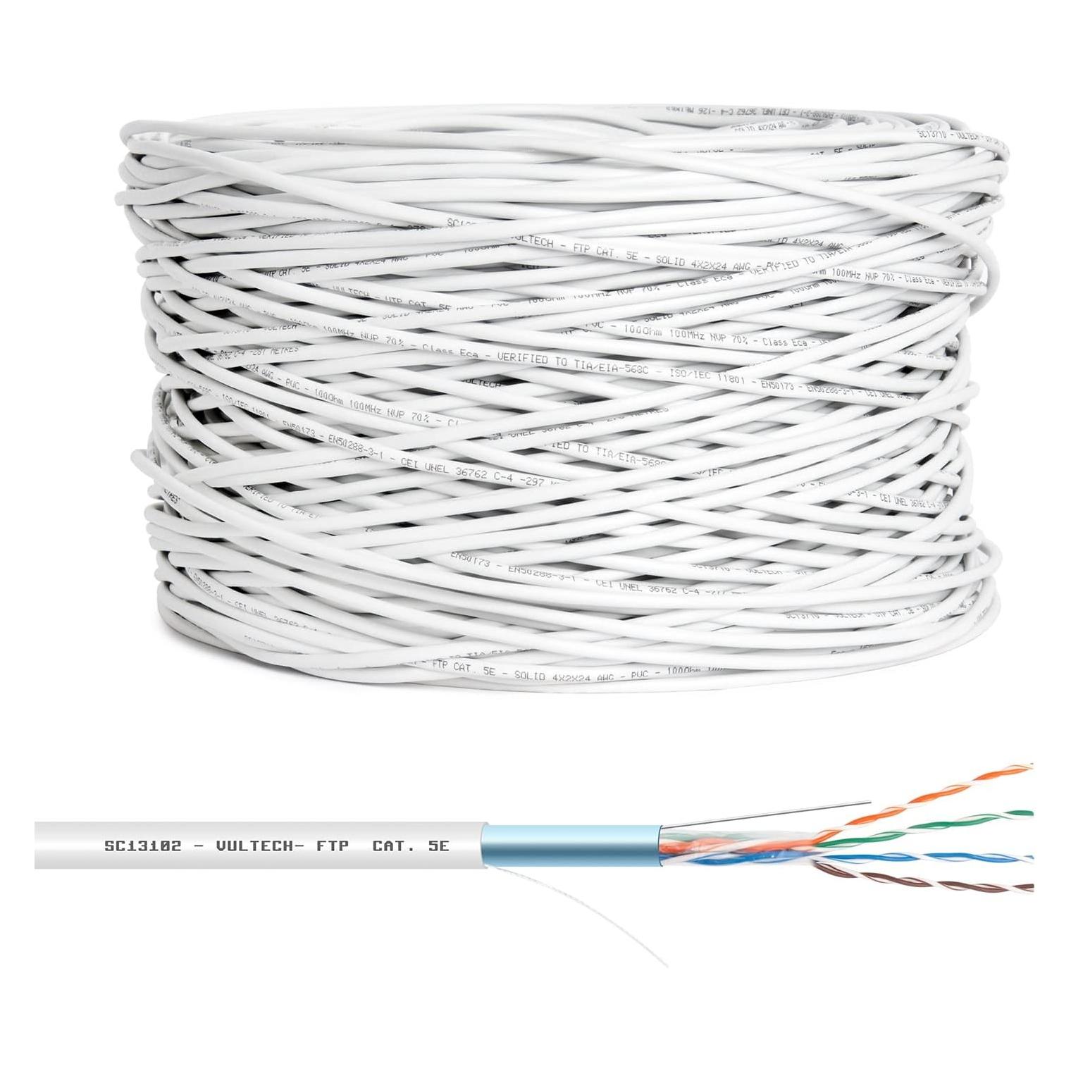 Vultech SC13102-305 Netzwerkkabel Grau 305 m Cat5e F/UTP (FTP) (CAT5e, 305 m) (SC13102-305)