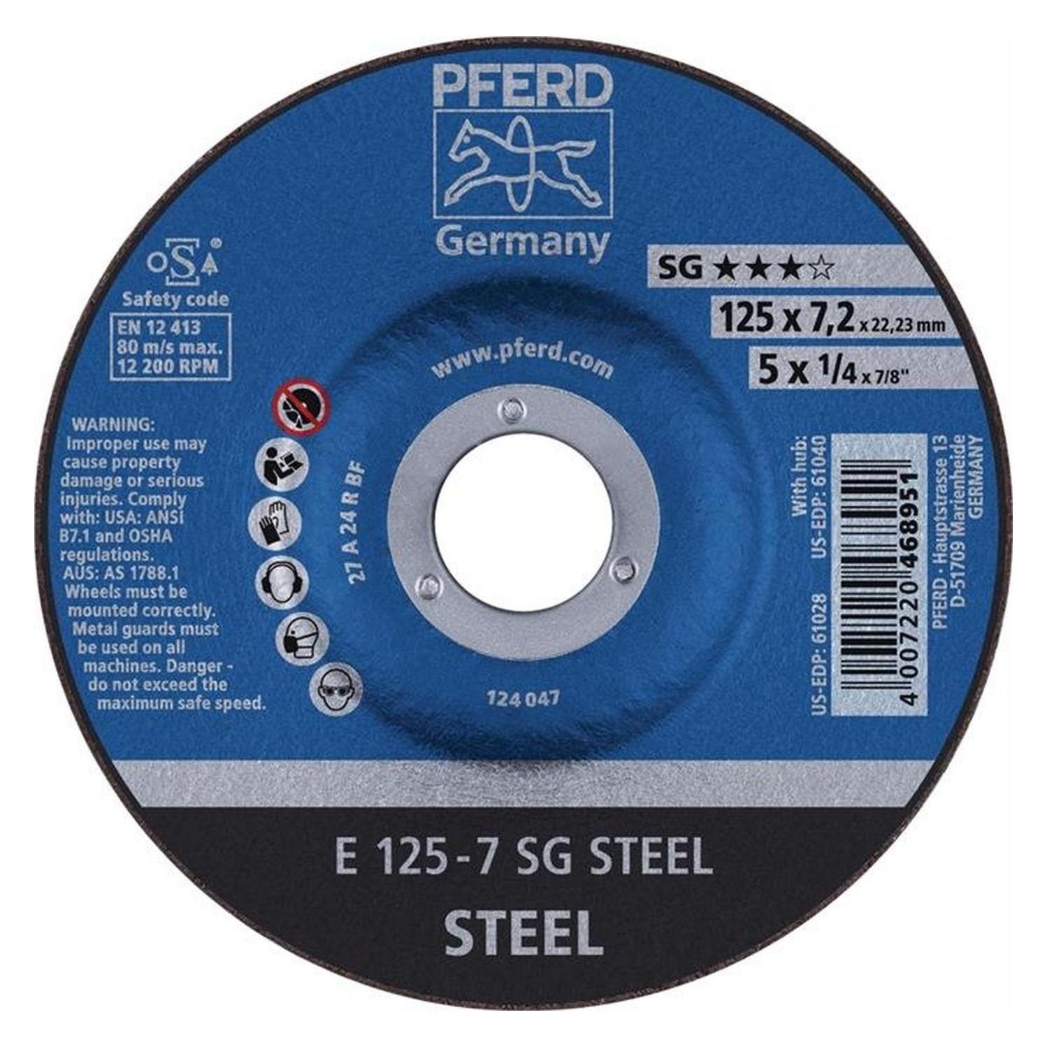 Pferd Schruppscheibe 8 SG STEEL (62217826)