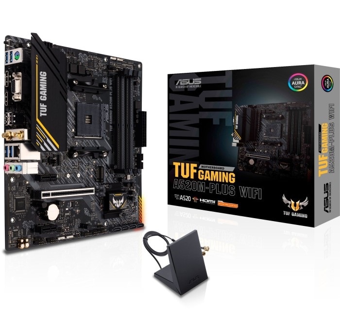 ASUS TUF A520M-Plus WIFI mATX Mainboard - Sockel AM4