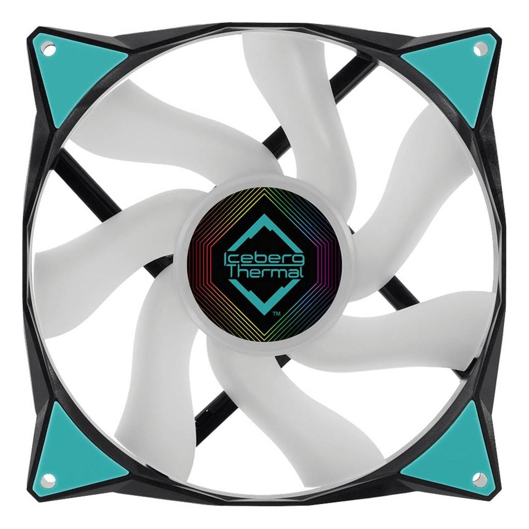 Iceberg Thermal IceGALE ARGB Computergehäuse Ventilator 14 cm Schwarz 1 Stück(e) (140 mm, 1x) (ICEGALE14A-E0A)