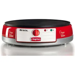 Ariete 202 Waffeleisen Party Time, Fun Kitchen, Rot