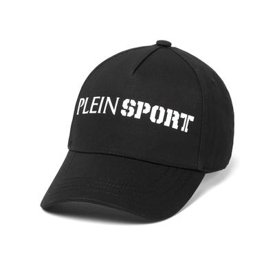 Baseball Cap PLEIN SPORT "Baseballkappe", Jungen, schwarz-weiß (0201, schwarz, weiß), Caps